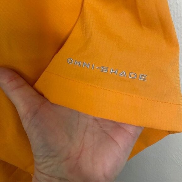 Columbia Sportswear PFG Orange Size XXL Omni-Shield short sleeve Fishing Hiking - Picture 5 of 10